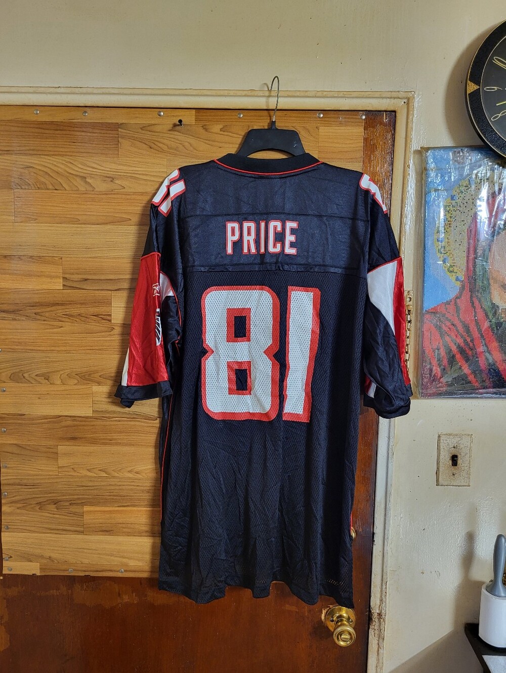 Vintage Reebok NFL Atlanta Falcons Black Jersey #81 Peerless Price Size XL